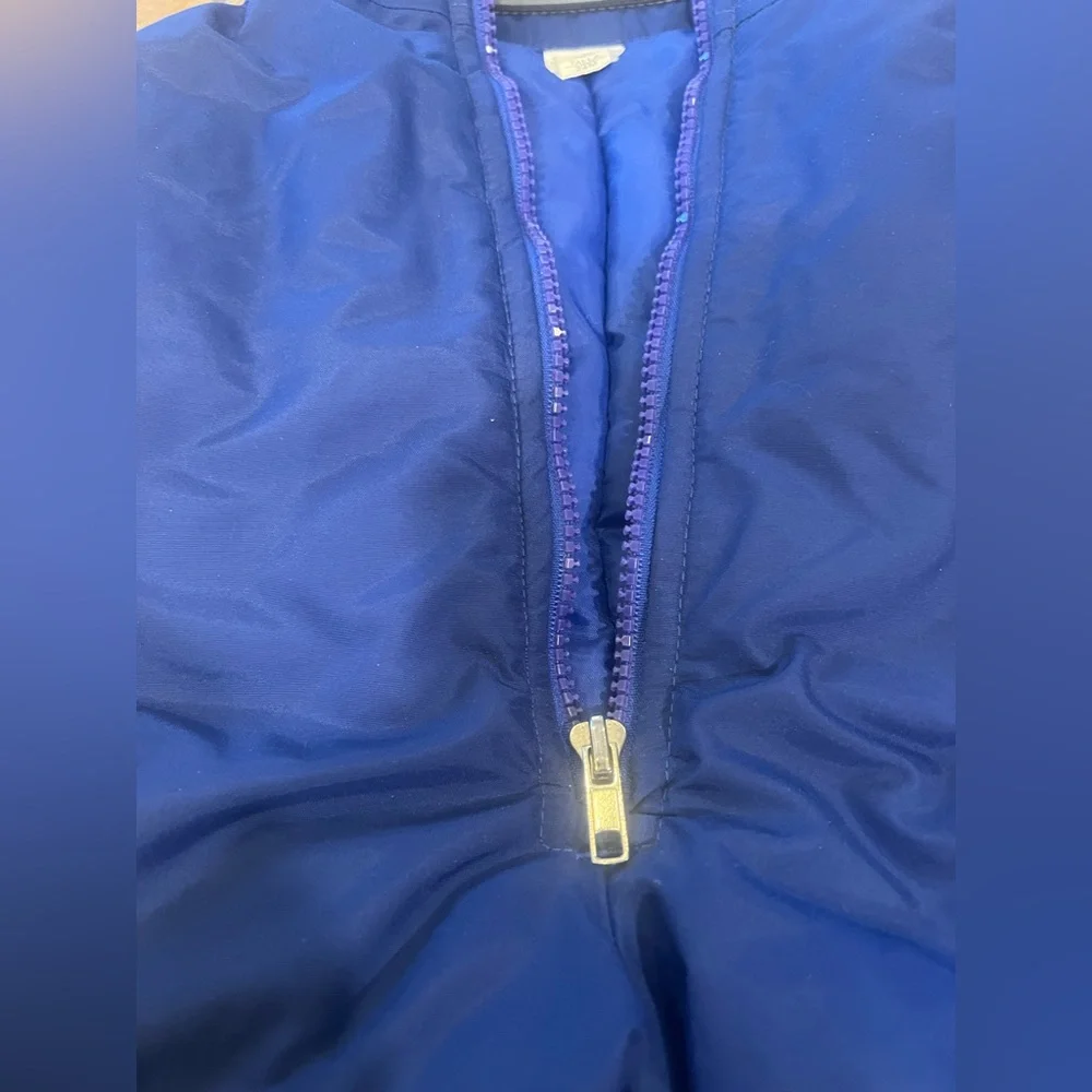 Toddler Blue & Yellow Winter Snowsuit – 24M – Warm Hooded Ski Outfit